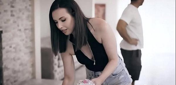  Casey Calvert invites Chad to undress her and he obligue and start eating her yummy pussy